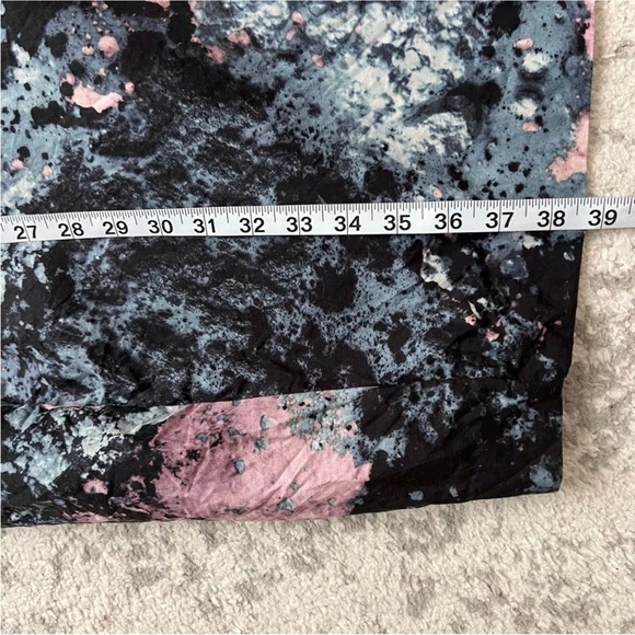 COS Splatter Long Sleeve Dress Euro 40 US 8 Pink Blue Black Mini Party Formal - Picture 6 of 7